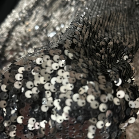 Sequin button down top - Picture 2 of 2